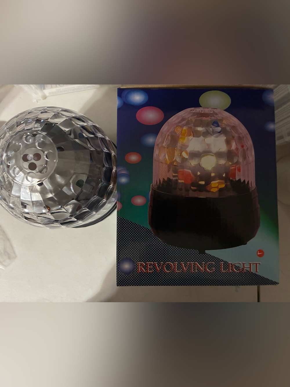 Revolving LED Party Light | Color Changing Rotating Disco Light | 1 Light